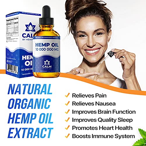 Hеmp Oil for Arthritis, Аnxiety Relief - Helps with Slееp, Stress, Hair Grown, Natural Peppermint Drops - Rich in Vitamins B, C, E & Omega 3, 6, 9 - Image 4