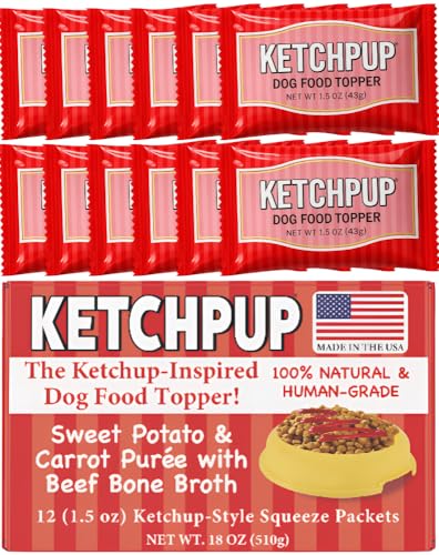 KetchPup, Natural Ketchup for Dogs, Human-Grade Dog Food Topper &