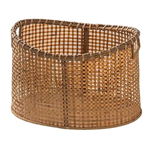 Panier à linge pliable gain de place en osier avec poignées