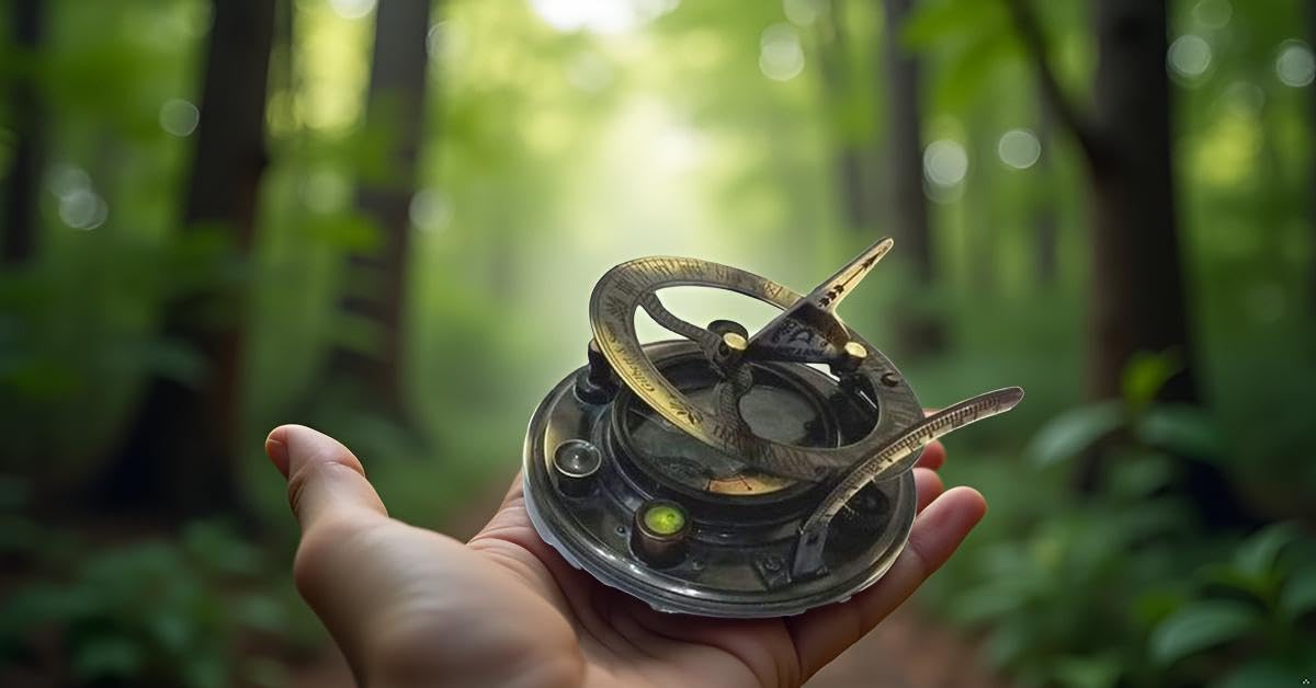 Cadran solaire fait à la main avec boussole dans un coffret cadeau Cadran soleil Montre capitaine de navigation en laiton nautique boussole en laiton massif dans une boîte en bois ajustée.