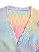 SHENHE Girl's Cute Flower Cardigan Open Front Chunky Knit Colorful Cropped Cardigan Sweater Multicolor 11 Years