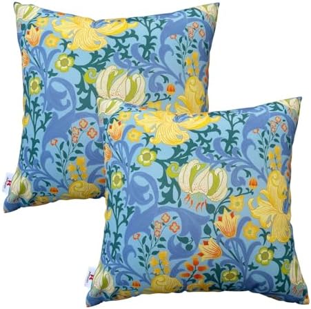 Outdoor/Indoor Throw Pillows, Pack of 2 Waterproof Decorative Thr...
