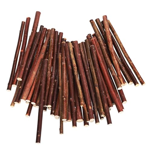 Uonlytech 50Pcs Natural Sticks for Crafts Rustic Craft Twigs Unique Textures for DIY Projects Home Decor Safe for