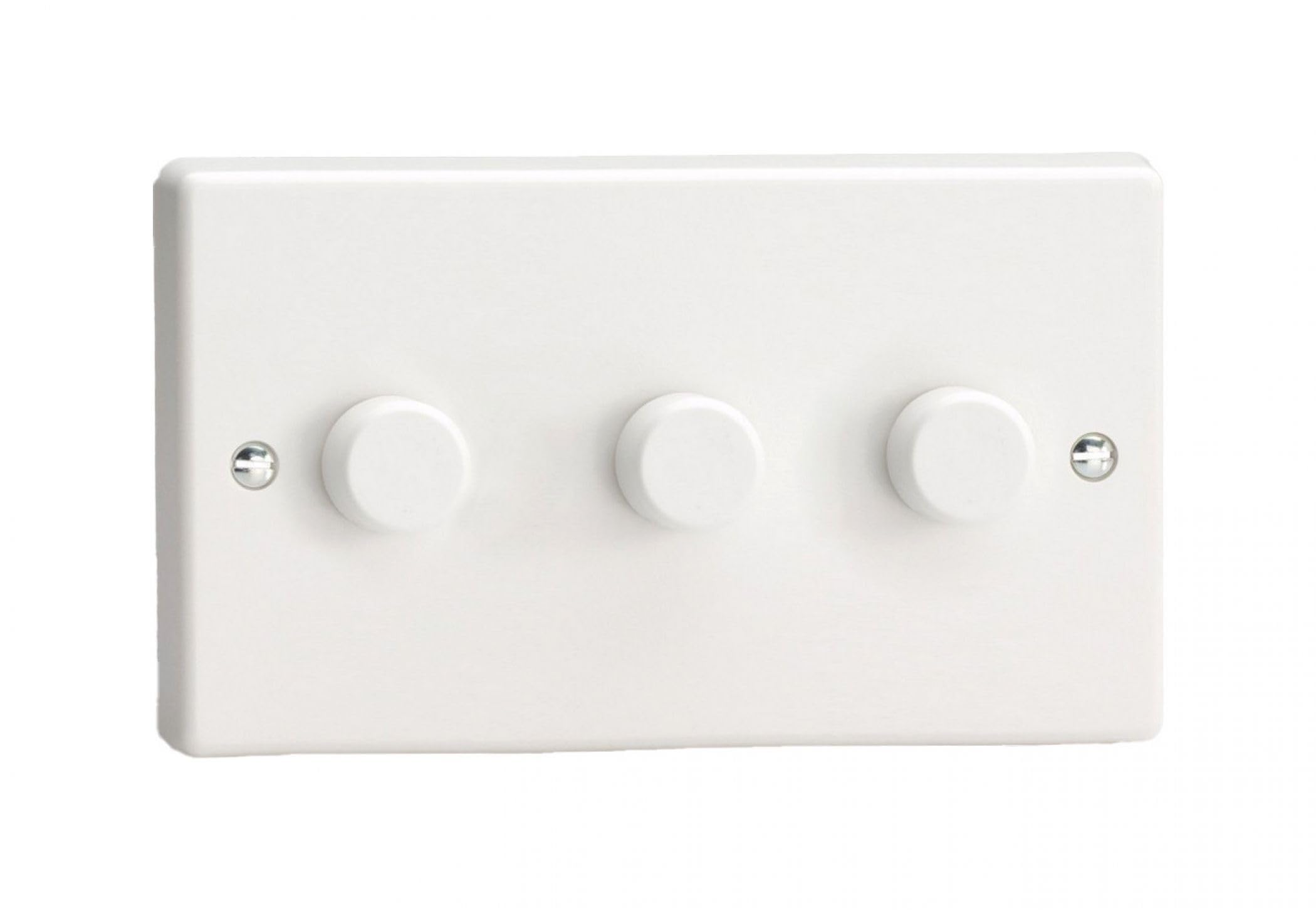 Varilight JQDP303W V-PRO ściemniacz LED, 3 prędkości, podwójny, 1- lub 2-drożny, 300 W, klasyczny biały