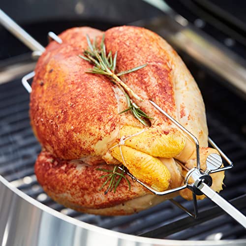 Barbecook Grilldrehspieß mit Motor für Holzkohlegrill 60cm geeignet für den Barbecook Loewy