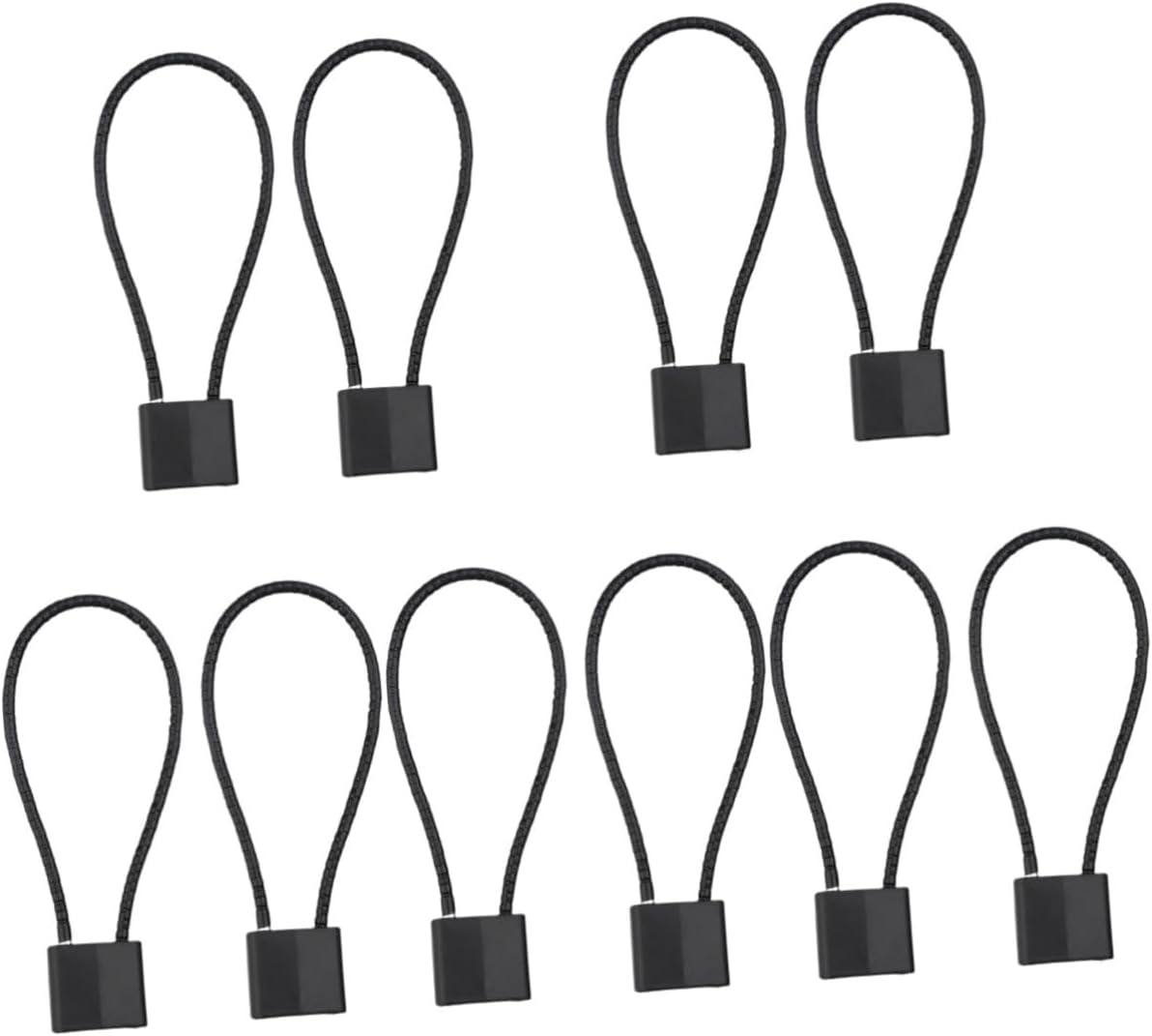 Homoyoyo 10pcs Steel Wire Lock Cable -Theft Bike and Lock for Locking of Helmets and More Sturdy Metal Construction Wear-Resistant Design