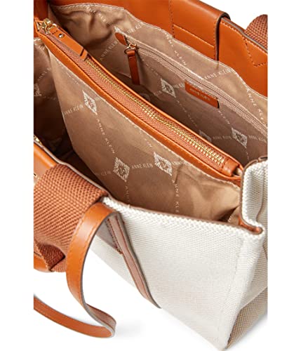 Anne Klein Medium Color Blocked Canvas Tote3