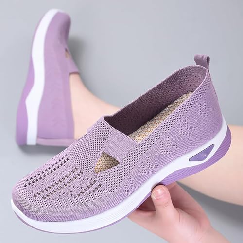 for Inspire Uplift Shoes for Women, Non-Slip Soft Sole Elderly Casual Orthopedic Walking Flats for Middle-Aged and Seniors4