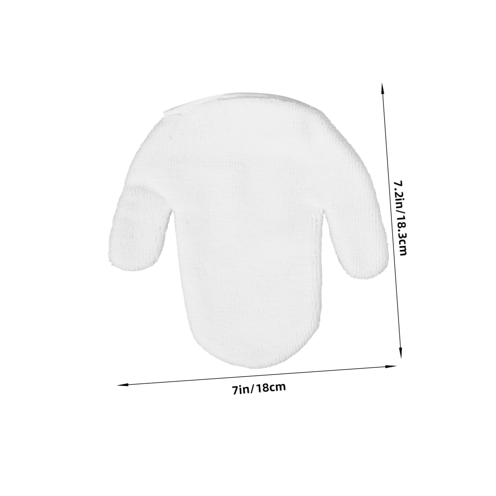 Didiseaon Luxury Face Set 2 Pack Cotton Washing Mitts for Makeup Removal Face Scrubbing Gentle Facial Cleansing Mittens