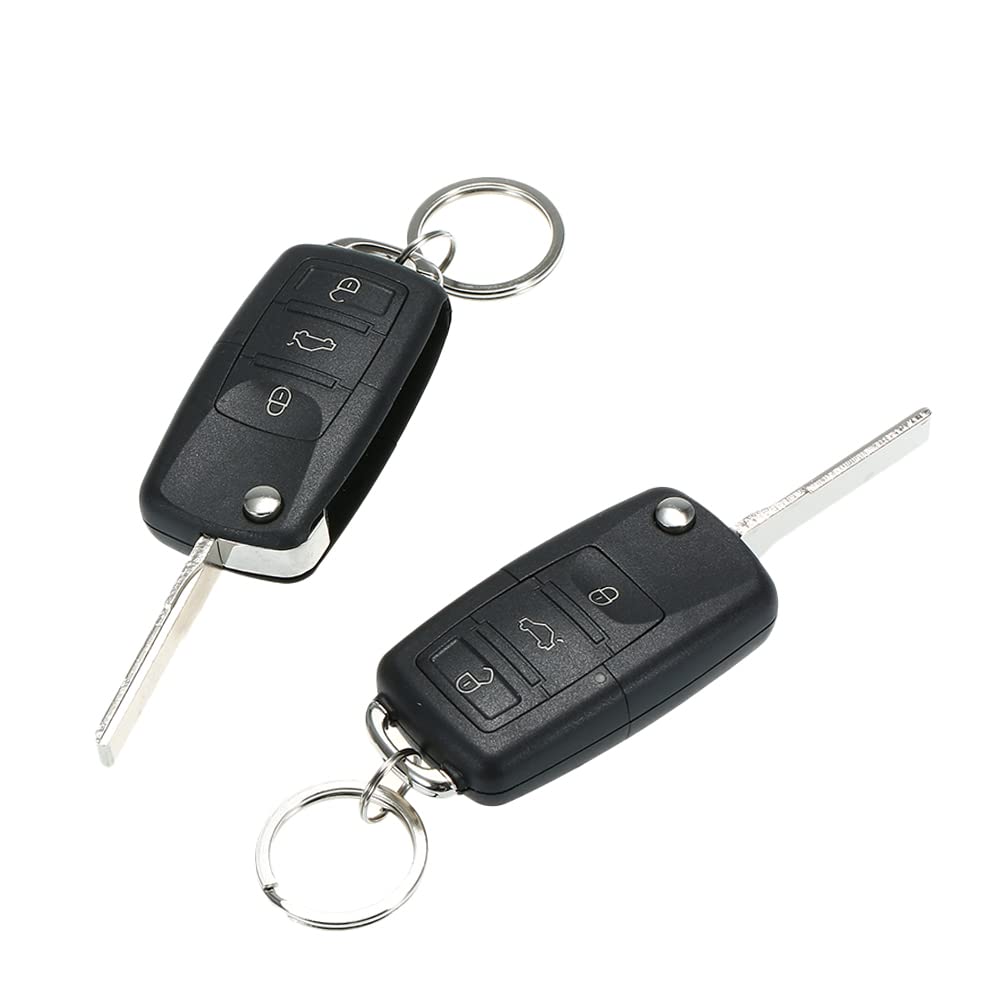 Shkalacar Verrouillage centralisé Universel de Voiture, Serrure de Porte de Voiture, Système d'entrée Central sans clé, Kit de Verrouillage avec télécommande, Contrôle du téléphone Portable