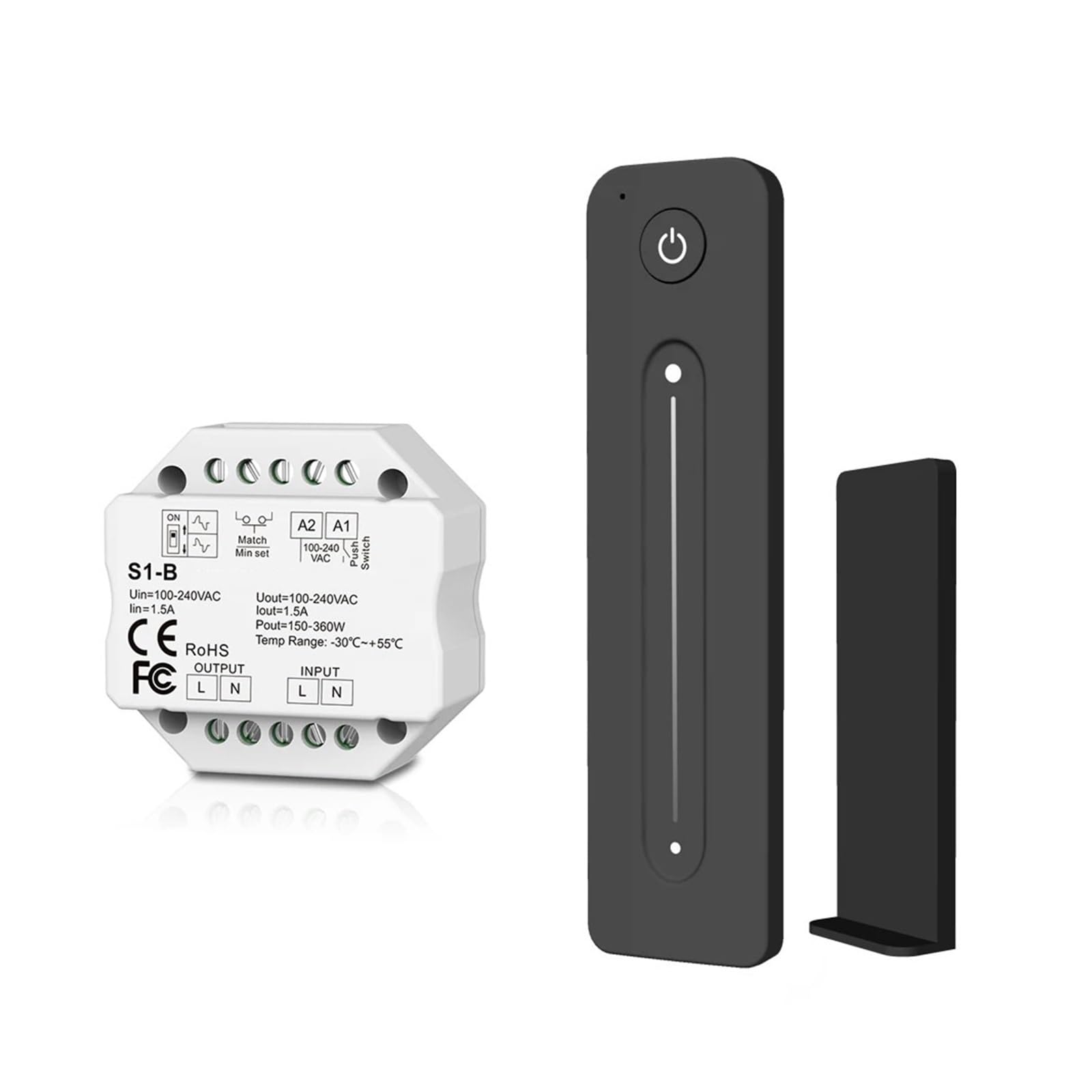 Variateur LED 220 V S1-B : éliminez les flashs avec la télécommande tactile - 4