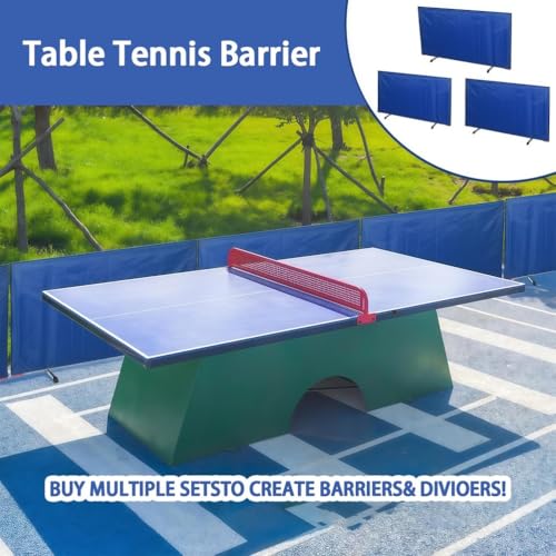 Tragbares Tischtennis-Trainingsleitblech mit schnellem Ball-Tonabnehmer, strapazierfähige Oxford-Tuch-Barriere für Court, Praxis & Zuhause