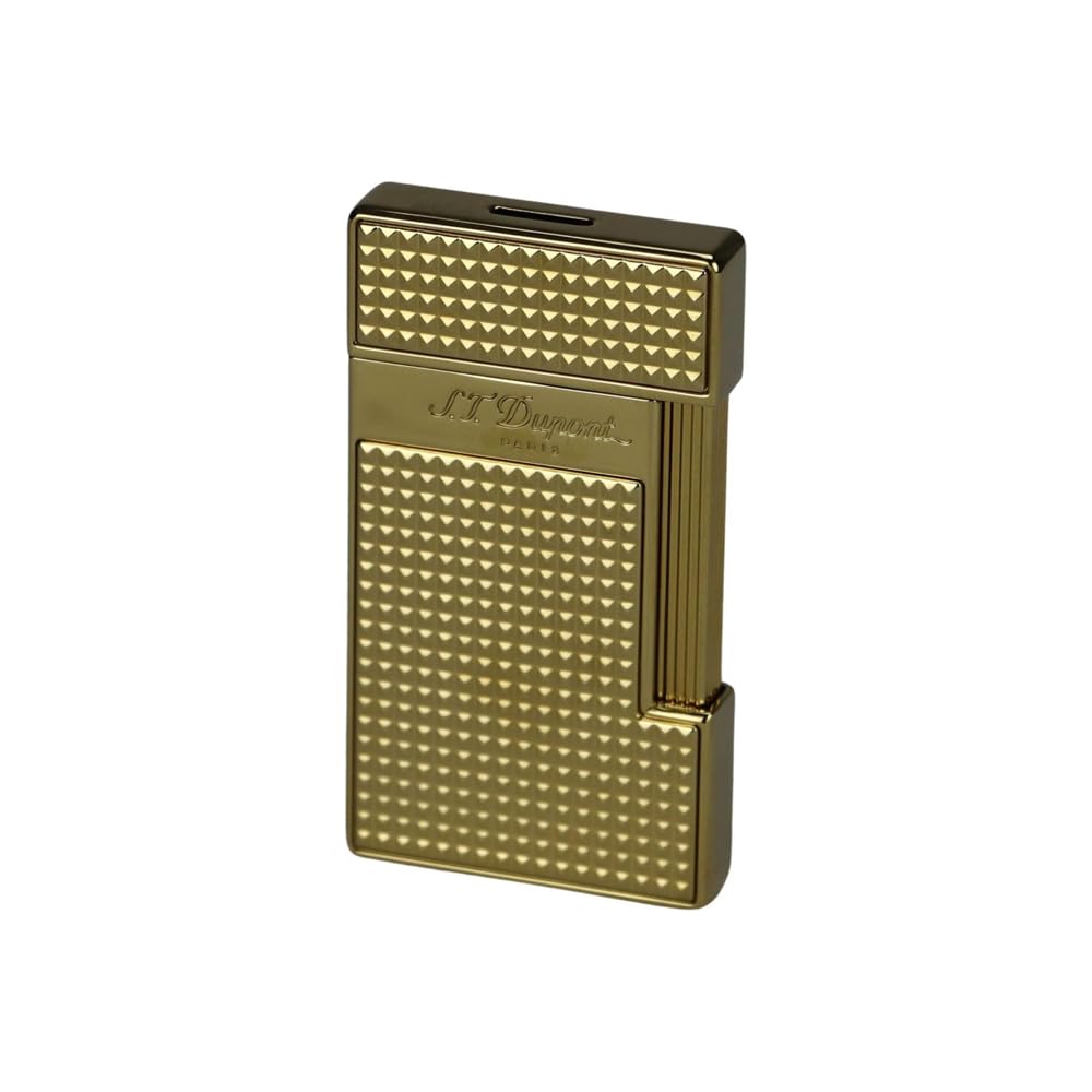 Accendino Slimmy en or et tête de diamant l'élégance intemporelle