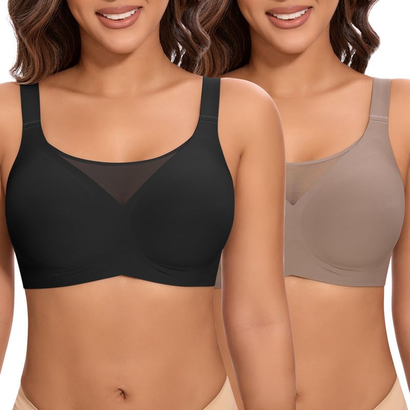 Soutien-Gorge sans Armatures Anti-Irritation Bralette Doux L