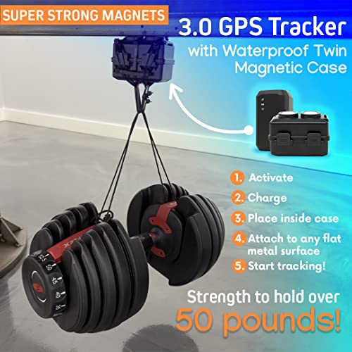 image for Optimus 3.0 GPS Tracker - Over 1 Month Battery - with Heavy Duty Water