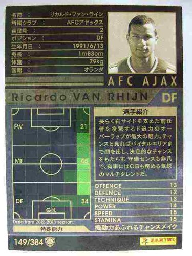 Amazon.co.jp: WCCF 12-13白黒カード 149 リカルド・ファン・ライン
