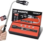 VEITORLD Gifts for Men Dad from Daughter Son Wife, Fathers Day, Extendable Magnetic Flashlight, Telescoping Magnet Pickup Tool, Cool Birthday Gifts for Father Grandpa Husband Boyfriend Women