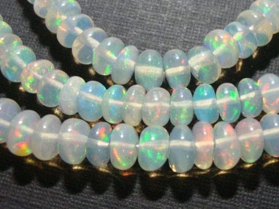 Opale naturelle rondelle perles éthiopiennes de 5mm pour création bijoux DIY