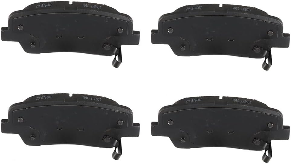LSAILON [D1439] Rear Semi-Metallic Disc Brake Pads Set For Hyundai Santa Fe 2010-2016,For Hyundai Santa Fe Sport 2013-2016,For Kia Sorento 2011-2015 [4PCS]
