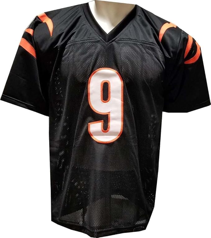 Custom Stitched Joe Burrow Youth Black Jersey Size Youth X-Large XL