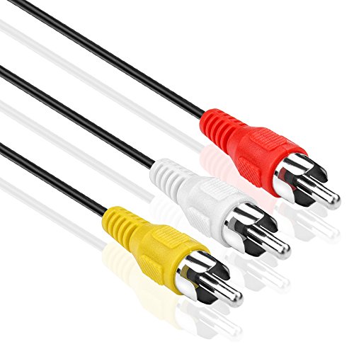 TNP 3 RCA AV Cable, 50 ft Audio Video Cable with Male to Male Connector - Image 2