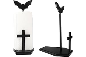 Halloween Kitchen Bat Paper Towel Holder Gothic Decor