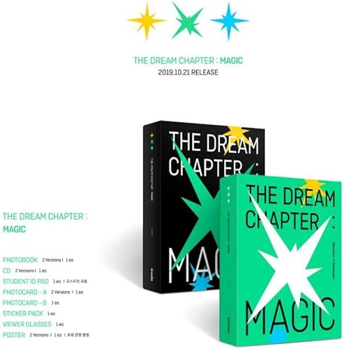 Miniatura 2 de TXT Tomorrow X Together- The Dream Chapter  Magic (incluye póster de pedido anticipado, tarjeta fotográfica acrílica de una ramdom) (sin póster,