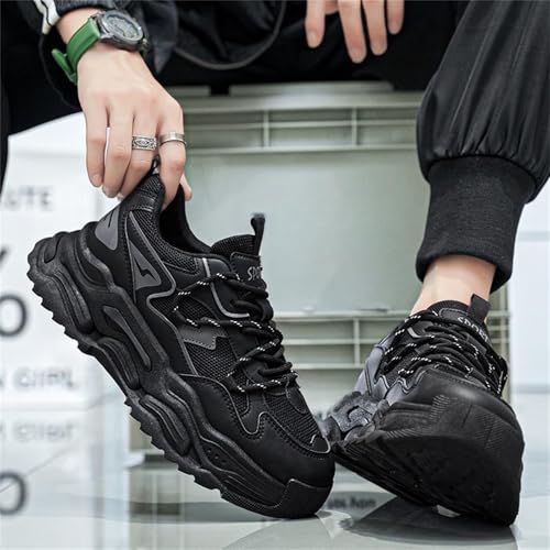 Fashion Breathable Mesh Platform Sneakers for Men Casual Non Slip Jogging Walking Sport Gym Driving Shoes4