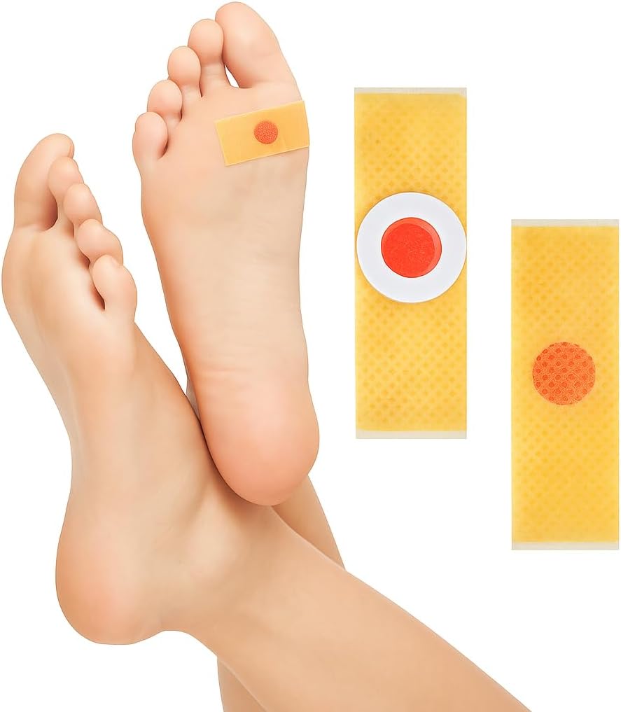 KRIFA ENTERPRISES 10 Pcs Corn Remover Plaster Pads – Wart & Callus Treatment, Soft Toe Cushions with Strong Adhesive – Foot Pain Relief Pads for Men & Women – Comfortable, Easy to Use