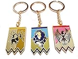 ACE_Banana Fire Emblem: Three Houses Protagonist Badges 3pcs Key Chain for Game Accessories.