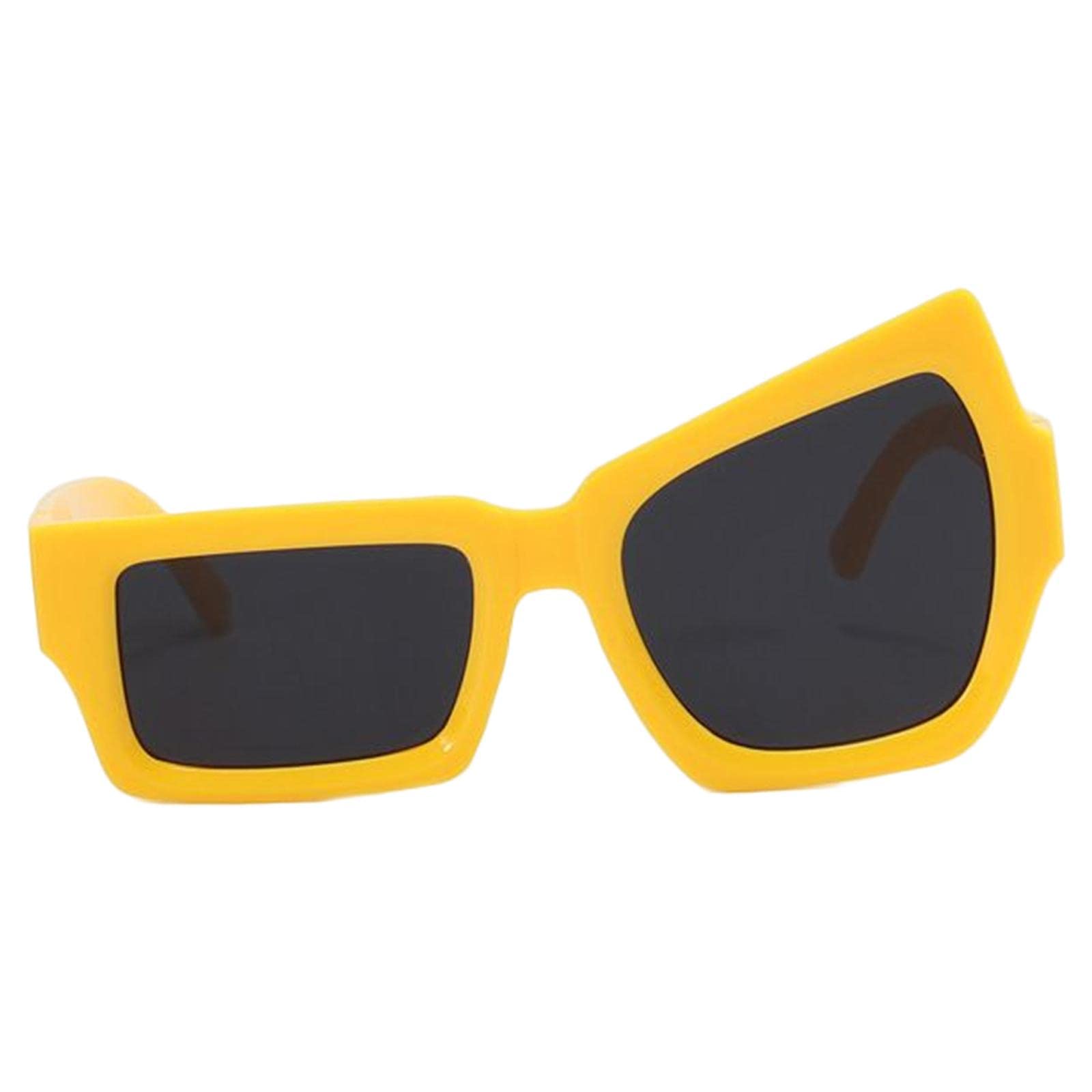 kowaku Sunglasses for, Quirky Eyewear for Parties, Yellow
