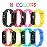 BRone Pulsera Xiaomi Mi Band 4 / Mi Band 3, Coloridos Impermeable Reemplazo Correas Reloj Silicona Correa para Xiaomi Mi Band 3 Pulsera Silicona Banda para XIAOMI Mi Smart Band 4