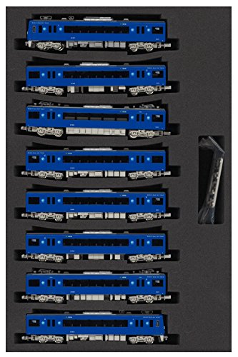 Nゲージ 4455 京急2100形機器更新車 KEIKYU BLUE SKY TRAIN 8両編成セット (動力付き)のサムネイル