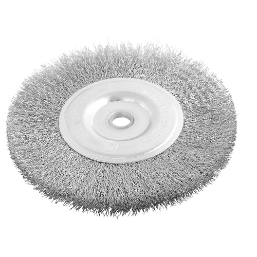 Image of OEMTOOLS 26057 6-Inch Coarse Wire Wheel, Wire Wheel for Angle Grinder, Surface Prep and Deburring, Carbon Steel, Max 4500 RPM