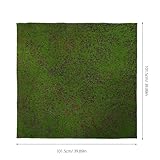 BESPORTBLE Realistic Fake Grass Mat 1X1M Artificial Moss Rug for Wedding Home Backyard Balcony Terrace Decor DIY Turf Flower Pot Filler Indoor Outdoor Moss Patch - Image 2