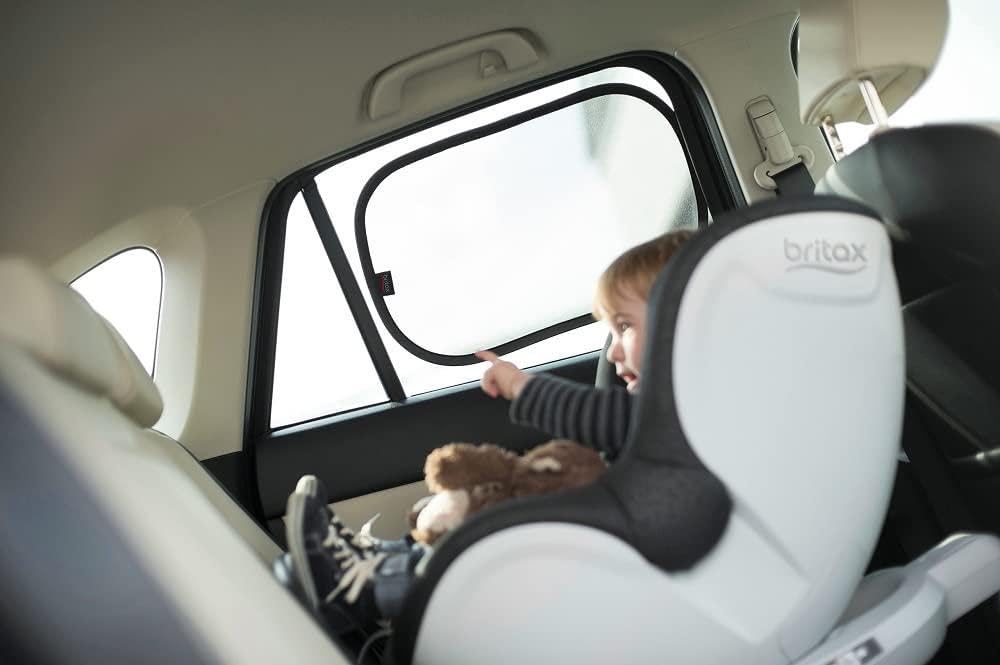 Britax Römer Orijinal Aksesuar, Çocuk Koltuğu Koruyucu Pedli, Cam Güneş Korumalı ve Arka Koltuk Aynalı 3'lü Set