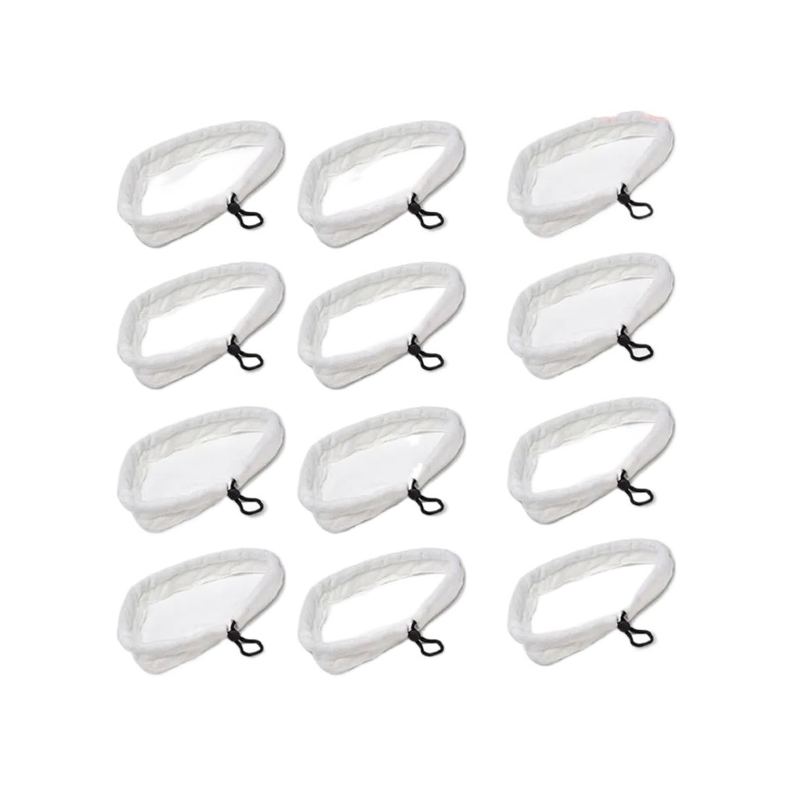 LMRXOFE Steam Mop Pads Replament Pads Acssories,Compatible For Steamboy,X5 H2O S302 S001,Compatible For SKG,1500W Steam Mop(12 PCS)