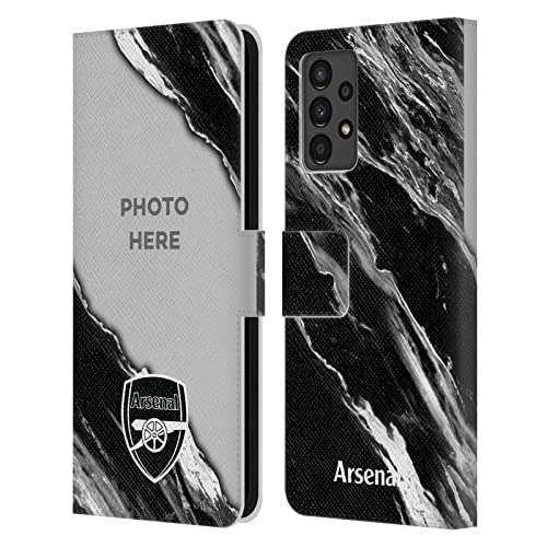 Coque Arsenal FC personnalisée en cuir pour Samsung Galaxy A13 avec vos photos