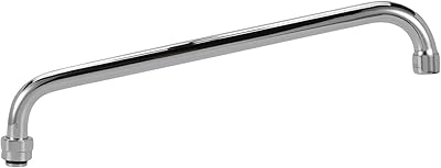 Encore Stainless Steel Horizontal Tubular Swing Spout Assembly, 14