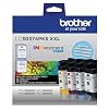 Brother Genuine LC30374PKS, 4-Pack Super High-Yield INKvestment Tank Ink Cartridges, Includes 1 Cartridge Each of Black, Cyan, Magenta and Yellow Ink, Up to 1,500 Pages/Cartridge, LC3037