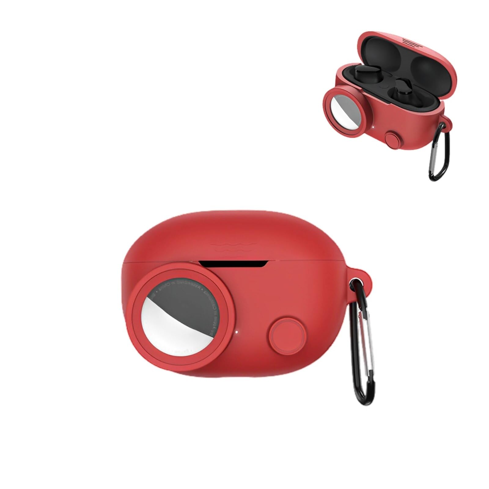 Case Compatible with Beats Studio Buds + (2023) /Studio Buds 2021 and Compatible with AirTags Case, 2 in 1 Rugged Protective Case Shockproof with