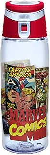 Zak Designs Marvel Comics 25 oz. Wide-Mouth Water Bottle, Marvel Characters