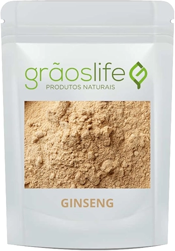 Ginseng em Pó 100% Puro Importado 500gr - Grãos Life