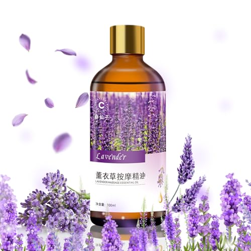 aceite esencial de lavanda, aceites esenciales de lavanda, 10 ml, aceites aromáticos para difusor, humidificador, relajación, fabricación de velas, masaje, baño
