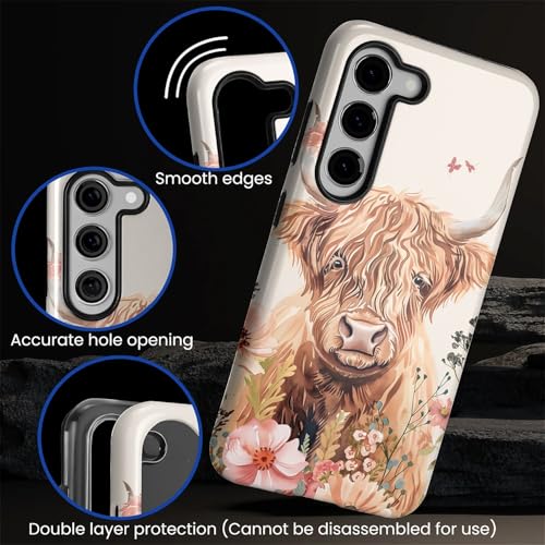 Coque Samsung S23 Plus imprimé fleurs cadeau drôle pour proche - 3