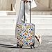 HYPER VENTURE Washable Luggage Cover - Fashion Suitcase Protector Fits 31-32 Inch Luggage (World Voyage, XL)