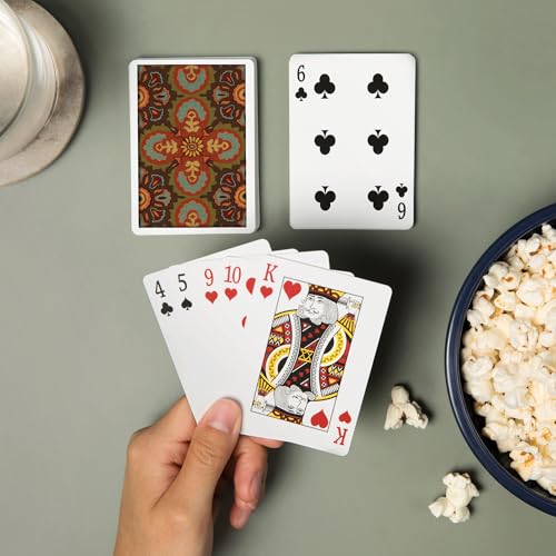 Lantern Press Talavera Tile #1, Baraja de Poker 52 cartas miniatura 2