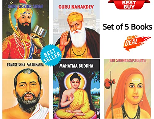 Indain Gurus Biographies for Children (Set of 5 Children 2 Color ...