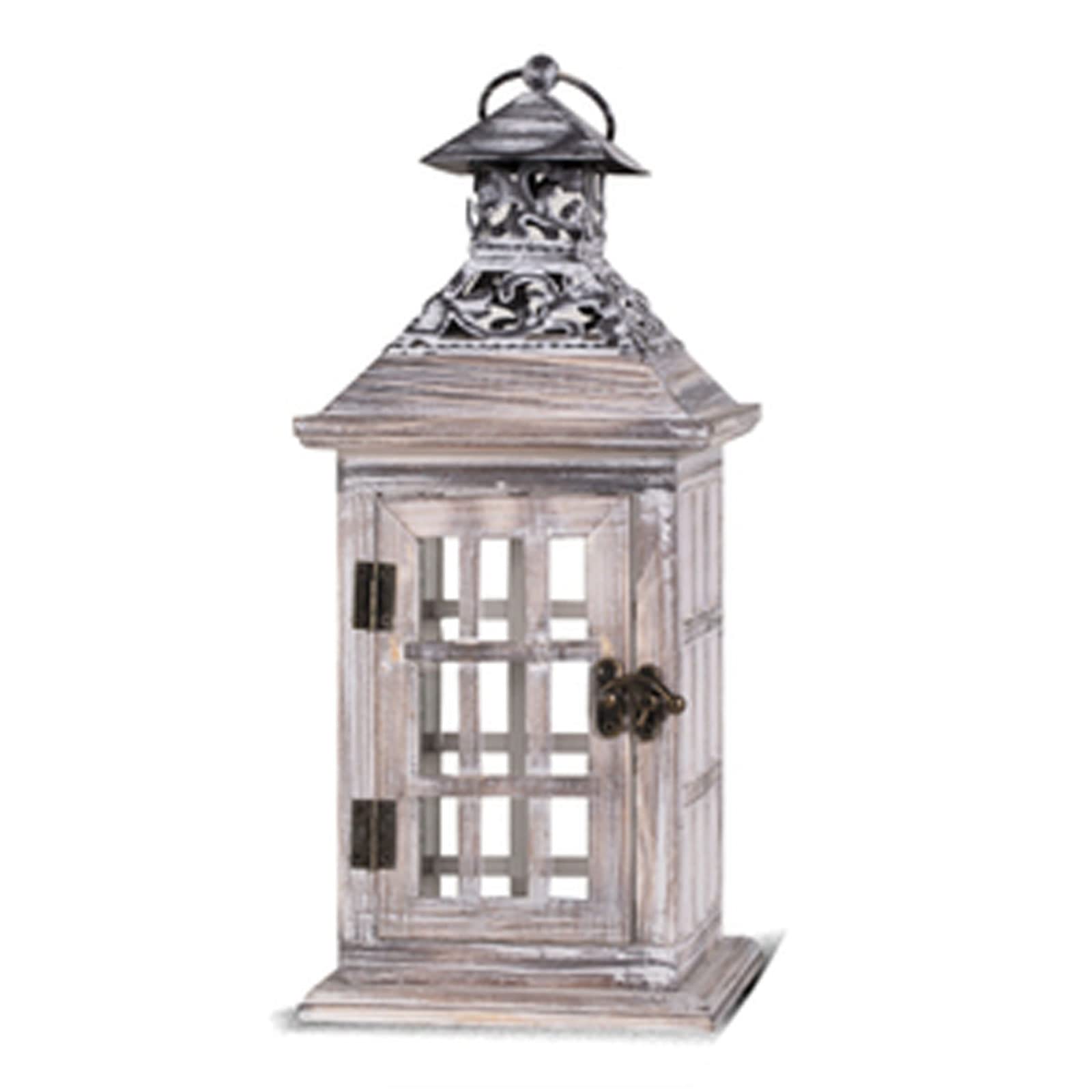 Farol de vela, portavelas de farol, farol decorativo de metal de madera envejecida vintage for centro de mesa de boda rústica, farol colgante, casa de campo, decoración del hogar, decoración de farol