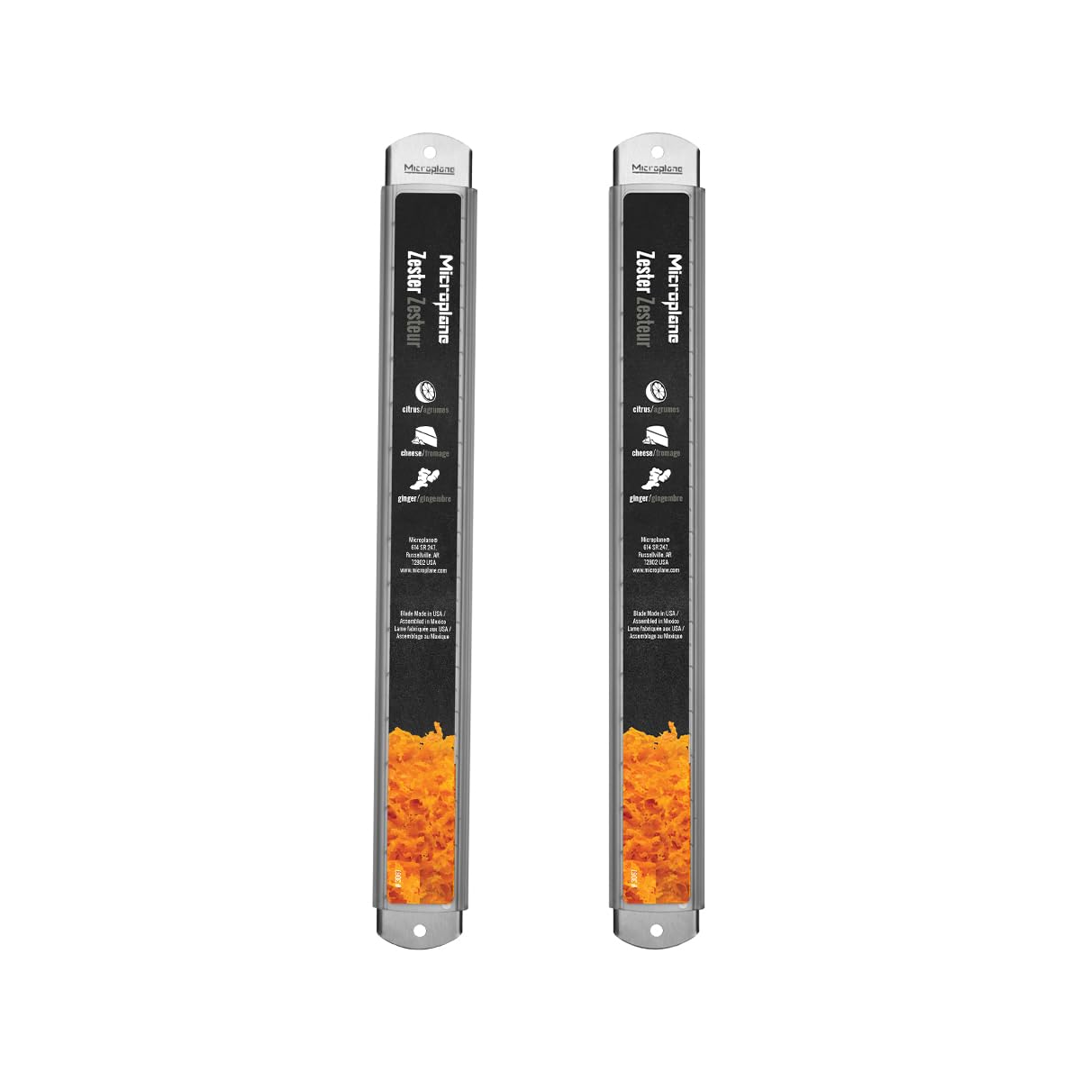 Microplane 40001 Zesteur Inox Argenté 1 - Pack Argenté